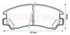 BENDIX 572267B Brake Pad Set, disc brake